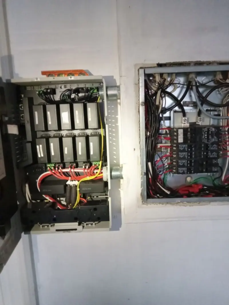 Electrical panel upgrade completed for Ring Doorbell Installation in Washington